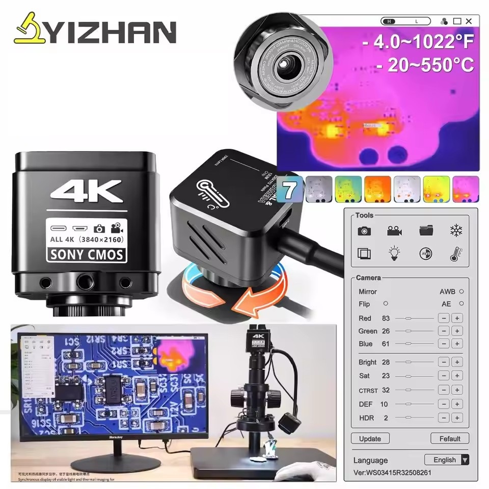 Electronic Repairing - YIZHAN Thermal Imager 256*192 Pixels 4k