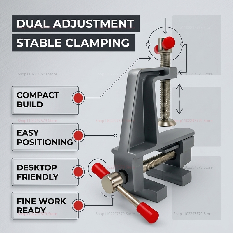 Aluminum Mini Table Bench Vice - Electronics Repair Bench review and price