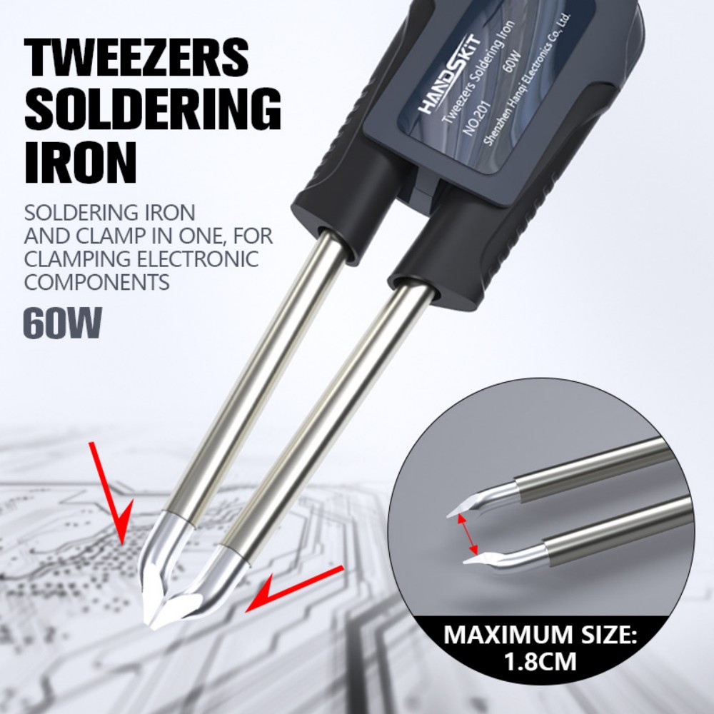 T12 Soldering Tweezer Handle – - Elektronik Repair review and price