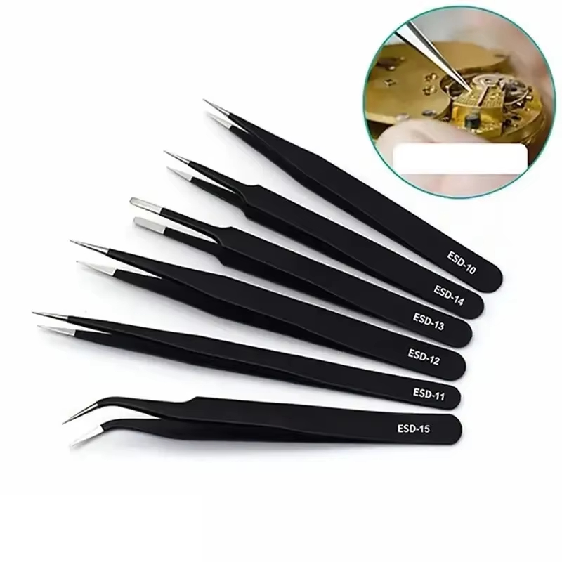 Precision Tweezers Set ESD Ant - Elektronik Repair review and price