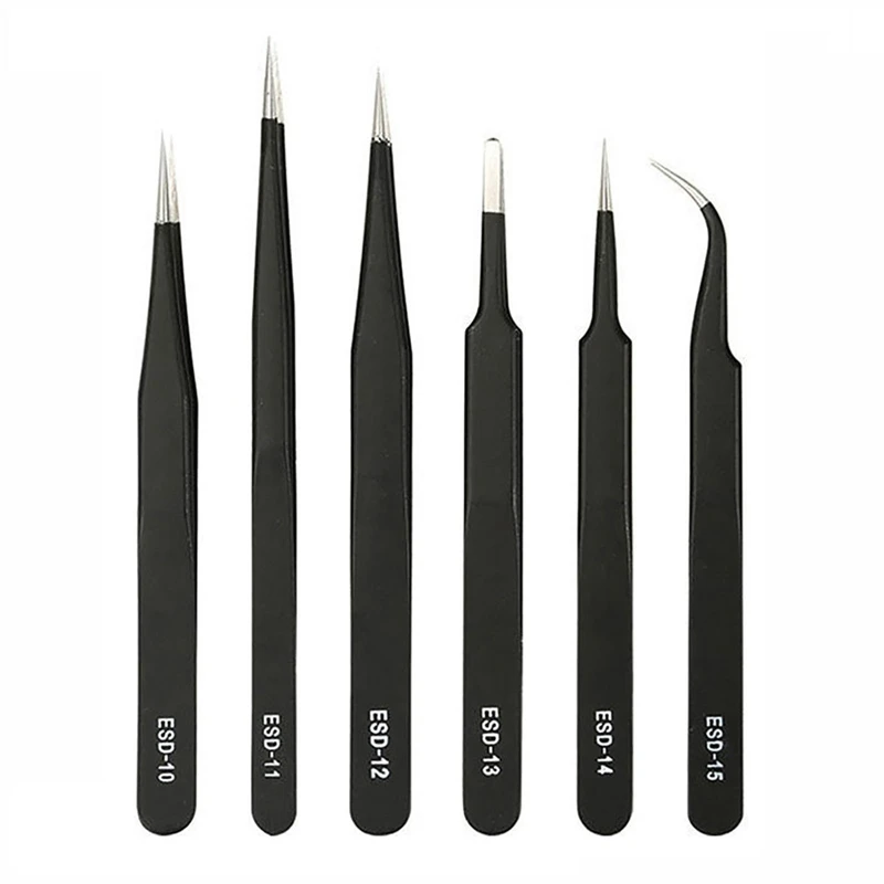 Precision Tweezers Set ESD Ant - Elektronik Repair review and price