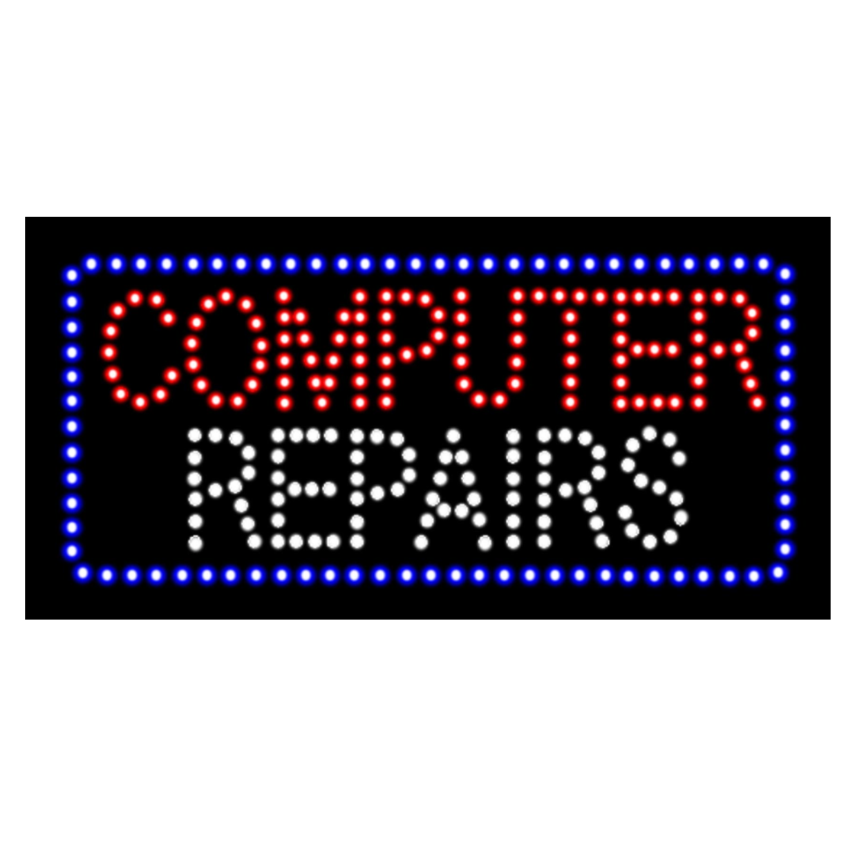 LED Light Bulb Electronic Sign - Electronics Repair Store review and price