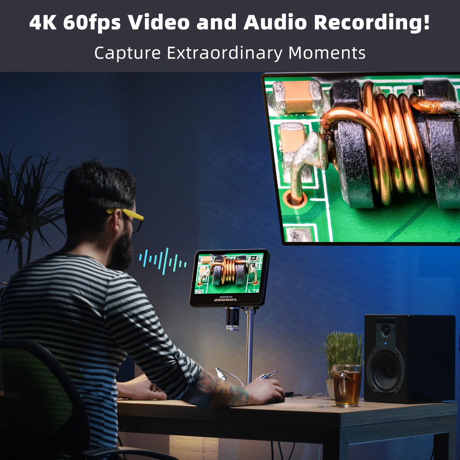 Andonstar AD210S-Pro 4K 60FPS  - Electronic Repairing review and price