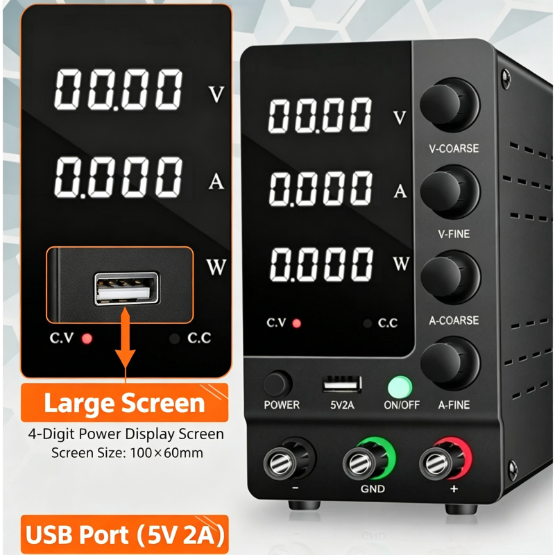 0-32V 0-6A Variable Regulated  - Electronics Repair Bench review and price